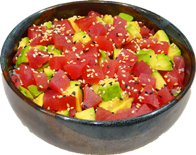 MENU S18B CHIRASHI TARTARE THON AVOCAT